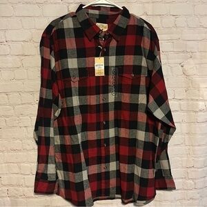 NWT RedHead Buffalo Creek Flannel Long-Sleeve Shirt for Men